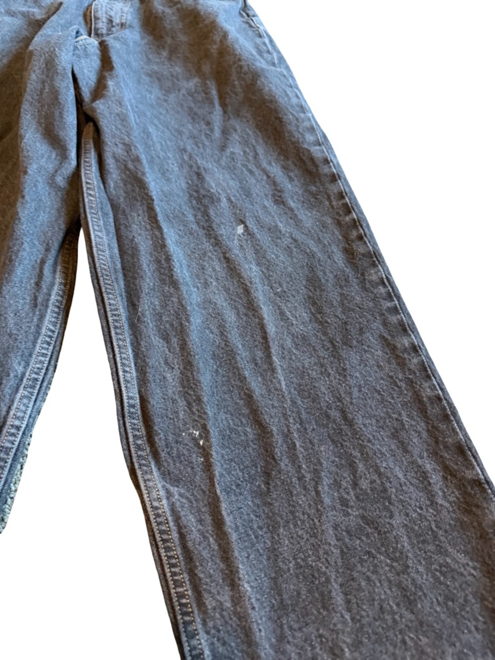 Levi's Super Baggy Black Denim Jeans Wide Leg 90s 2000s Y2K Retro Size 30 x 34 - Picture 5 of 12